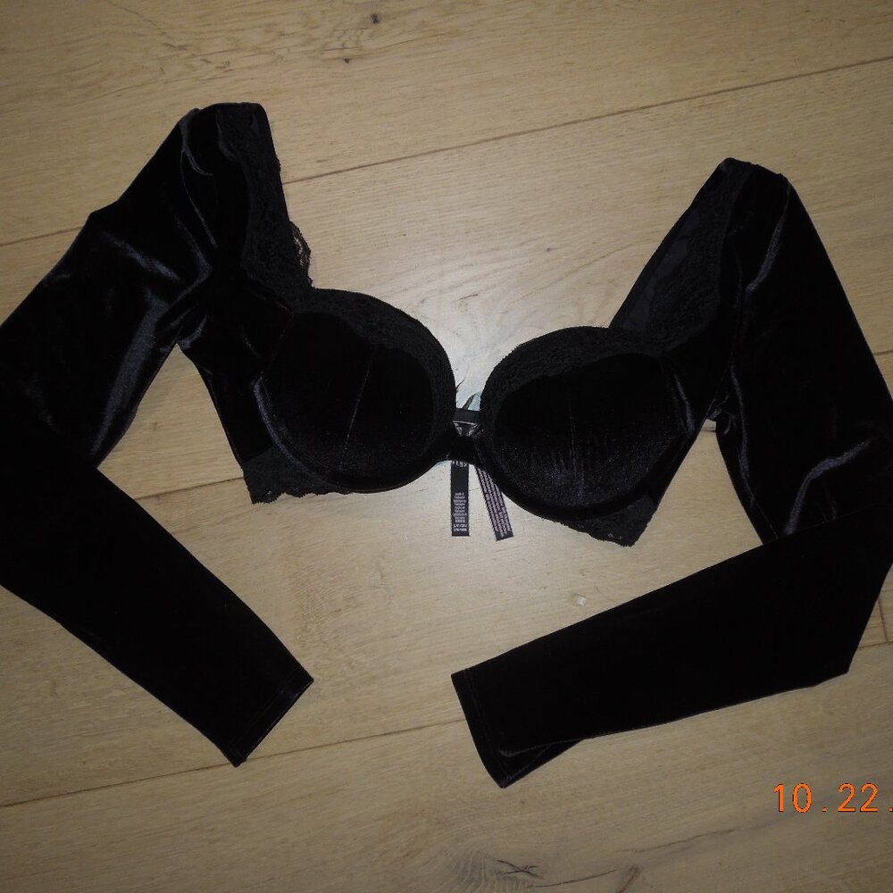 Velvet Black Victoria Secret Bra top